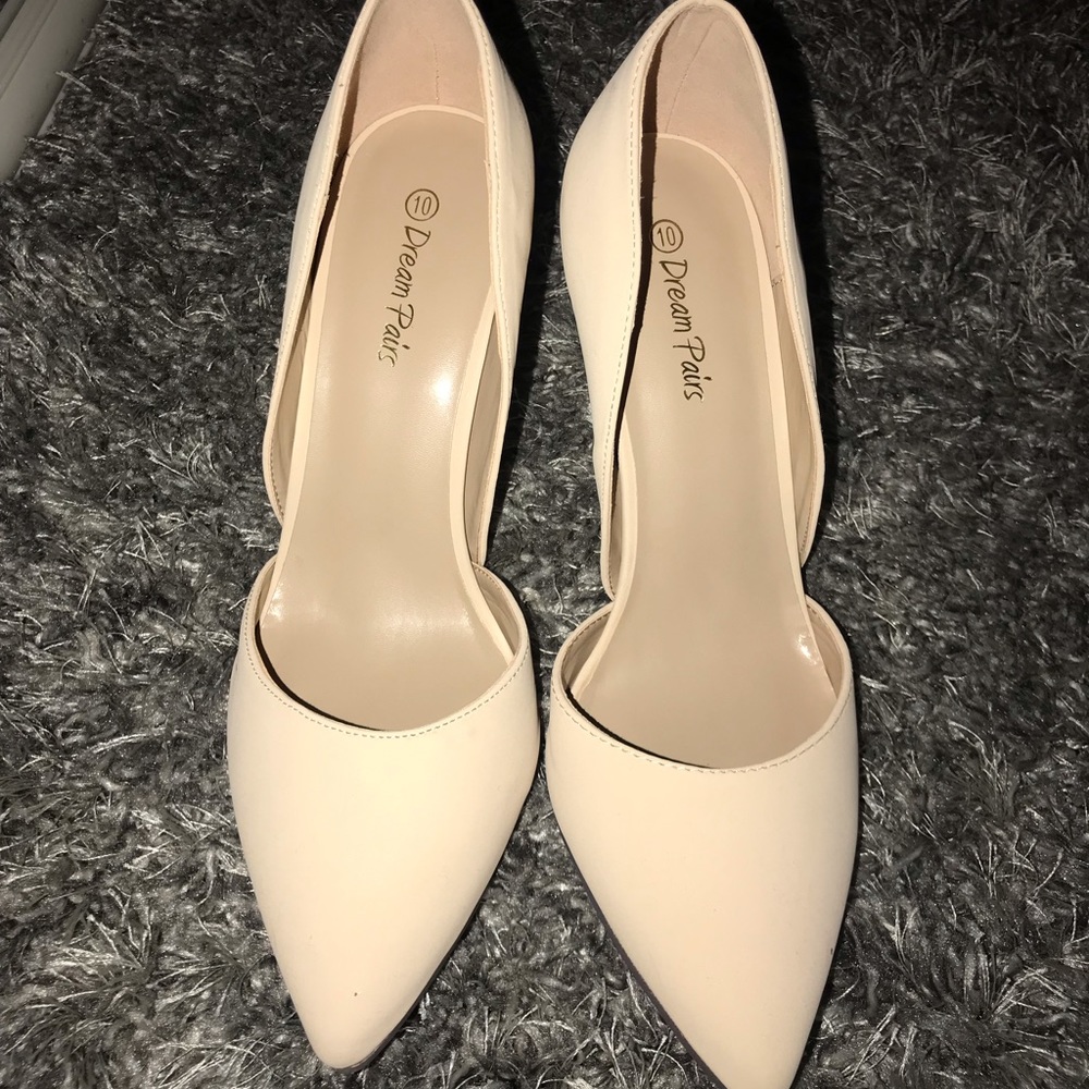 Beige Pumps
